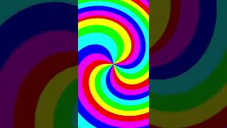 Mesmerizing Rainbow Colours Spiral || Trippy Hypnotic Visuals 🌈 #hypnoticvideo