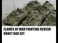 Flames of War Painting Review Honey Tank Box Set