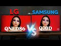 مقایسه تلویزیون سامسونگ Q70D با تلویزیون QNED86 ال جی | LG 2024 QNED86 VS Samsung Q70D Comparison