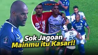 DDS Balas Greget Eber Besa! Momen David Da Silva Ditantang Pemain Bali United Saat Diusir Wasit