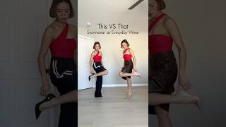 This VS That - Red Swimsuit ❤️ #shorts