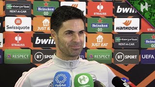 Gabriel Jesus? It's GREAT to see him back! | Mikel Arteta | Arsenal v Sporting CP