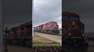 Triple/CPs/GEs! CP #8755 leads a fast and long NB CPKC 747 out of Starks, Louisiana!!!