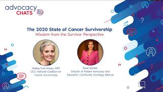 The 2020 State of Cancer Survivorship - November 2020 CPAN Advocacy Chat