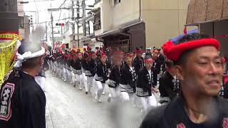 20170916050 午前曳行 大工町 貝源小門 岸和田だんじり祭