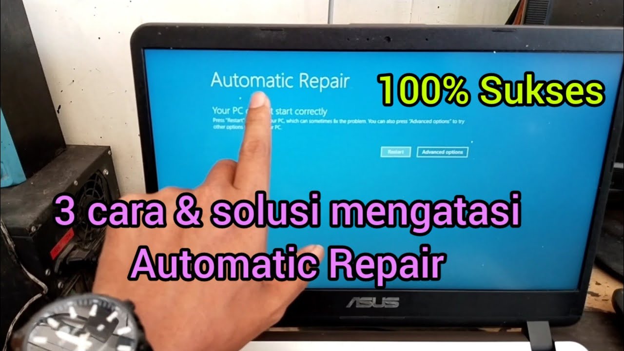 3 Cara Mengatasi Automatic Repair Windows 10 Pada Laptop - YouTube