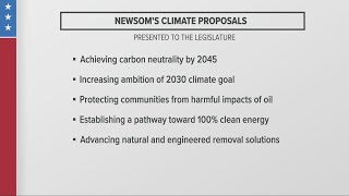 Gov. Newsom wants a list of climate action bills passed by California legislators