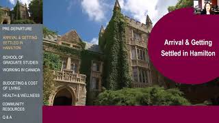 McMaster graduate student welcome webinar, January 2020