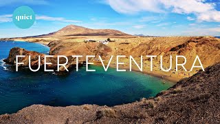 Scenic Nature Relaxation | Stunning Fly Over Fuerteventura 4K Drone Video along with Relaxing Music
