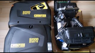 Generator Champion 2000W Covers removal and troubleshooting