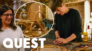 Handmade Rattan Chair Full Of Childhood Memories Is Given Stunning Restoration | The Repair Shop