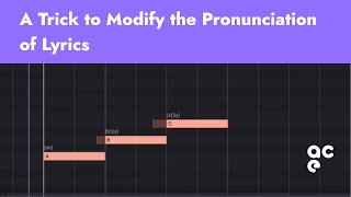 ACE Studio Tips: A Trick to Modify the Pronunciation of Lyrics