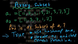 10.Array subset of another array | Hashing | Python | GFG | Must Do Coding Interview Questions