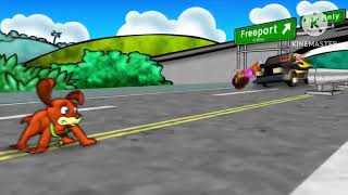 Dora Gets Run Over By 2 Cars (GORE EDITION)