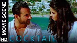 Saif flirts with Diana | Cocktail | Movie Scene