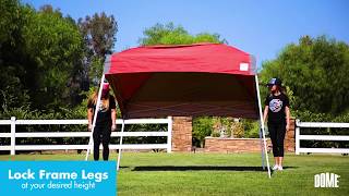 E-Z UP Dome® pop-up canopy tent - How-to Set Up