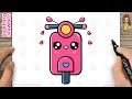 How to Draw Cute Scooty EV Step-By-Step Drawing and Coloring for Kids