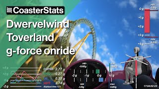 DWERVELWIND onride with g-force data - TOVERLAND [4K 60FPS]