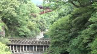 The Saruhashi bridge is the natural beauty spot designation of the country