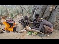 See How hadzabe Successful Hunt And Cook Their Prey | Tradition