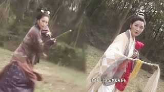 The heroine Huang Rong defeated the demon Li Mochou in a battle of wits.