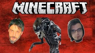 Minecraft Türkçe Survival | Korku Haritası Alien İsolation | Bölüm 1