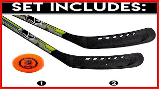 Franklin Sports NHL Kids Street Hockey Stick Set - Includes (2) Youth Street Hockey Sticks