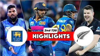 Sri Lanka Vs New Zealand 2nd T20 Highlights | SL Vs NZ 2nd T20 Match Highlights 2024 | SL Vs NZ