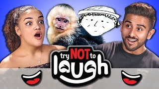Try to Watch This Without Laughing or Grinning #76 (ft. Laurie Hernandez) (REACT)