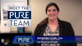 Amanda Cook, CPA, Tax Planning Manager - Pure Financial Advisors