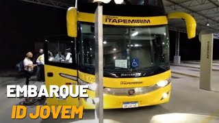 FILMEI MEU EMBARQUE NO ÔNIBUS USANDO O ID JOVEM!