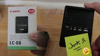 Canon Battery Charger Blinking / Rapid Blinking Issue