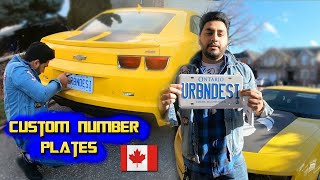 Custom Plates in Ontario | Step by Step | Punjabi in Canada