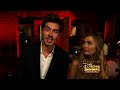 sam palladio u0026 clare bowen backstage with disney on broadway celebrating 20 years