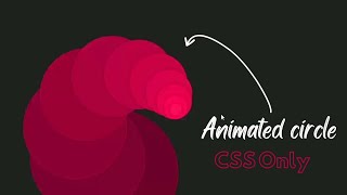 Animated circle loader css only || css tutorial #coding #css