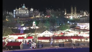 我的英国之旅 爱丁堡的圣诞市集 Trip to England Edinburgh's Christmas Market East in Princes Street Gardens 08