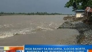 NTG: Mga bahay sa Bacarra, Ilocos Norte, napinsala ng rumaragasang tubig