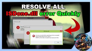 How to Fix isdone.dll \u0026 unarc.dll Errors (100% Working) | Virtual Memory Boost \u0026 Antivirus Tips