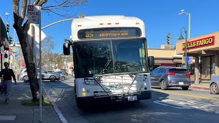 ⁴ᴷ⁶⁰ Empty Ride! AC Transit 2022 Gillig Low Floor EV 40' #8014 on Route 39