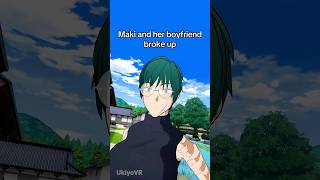 Maki breaks up with her boyfriend #jjk #jujutsukaisen #maki #yuta #anime #vrchat