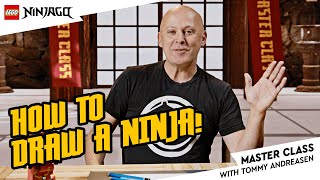 LEGO NINJAGO Master Class: How to draw a ninja