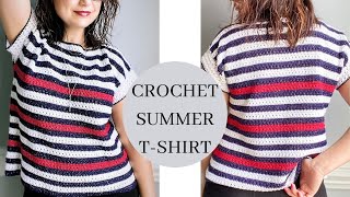 How To Crochet a Nautical T-Shirt