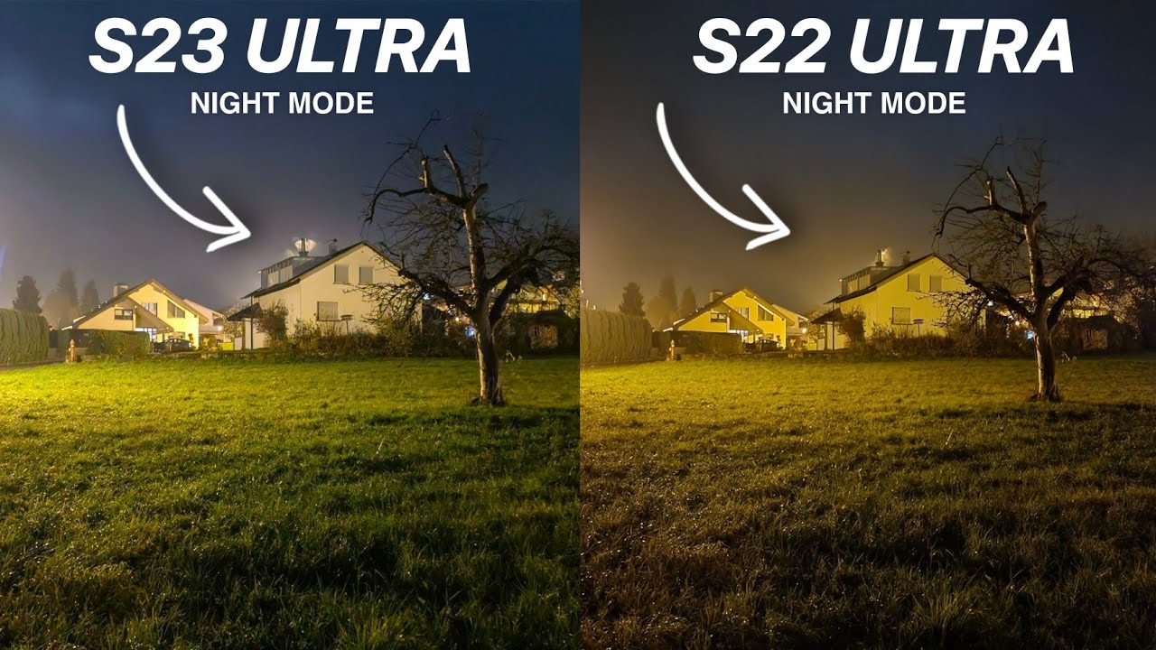 Samsung Galaxy S23 Ultra VS Galaxy S22 Ultra NIGHT MODE Camera Test ...