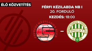 Csurgói KK – FTC-Green Collect | férfi K\u0026H Liga | 20. forduló