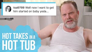 Rainn Wilson Gives His Hot Takes in a Hot Tub