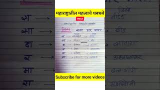 महाराष्ट्रातील महत्वाचे धबधबे(ट्रिक) #shorts #Ytshorts #Viralshorts #Viral #Mspc #Upsc