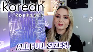 KOREAN SKINCARE ADVENT CALENDAR 2024 UNBOXING | ALL FULL SIZES! ✨  MISS BOUX