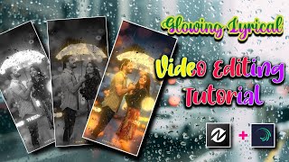 Glowing Lyrical Video || Alight Motion + Node Video| Editing Tutorial | Raindrop | Rainy |