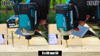 Impact Makita TD001G XGT 40V VS DTD171 18V LXT Which one is stronger?