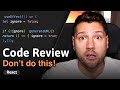 Turning bad React code into senior React code
